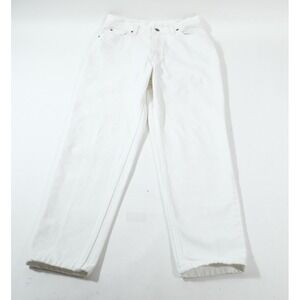 Vintage 90s Levis Women's 512 White Jeans Slim Fit Tapered Leg Size 11 Med  USA